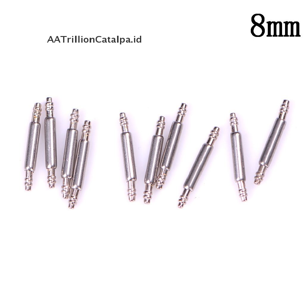 50 Pcs Alat Perbaikan Tali Jam Tangan Bahan Stainless Steel Ukuran 8-22mm