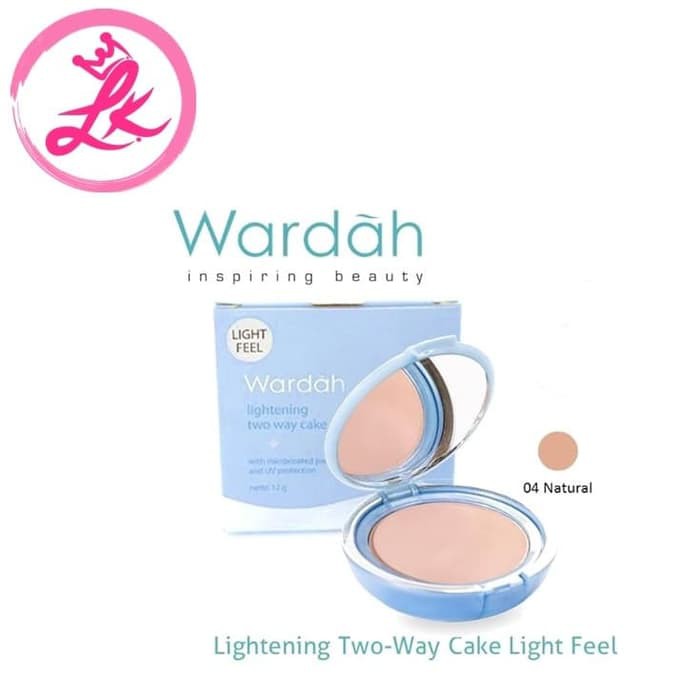 ✨LACIKOSME✨ WARDAH LIGHTENING TWO WAY CAKE LIGHT FEEL