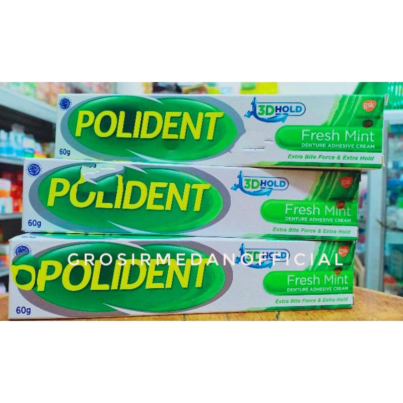 Polident 3D Hold Freshmint 60 g