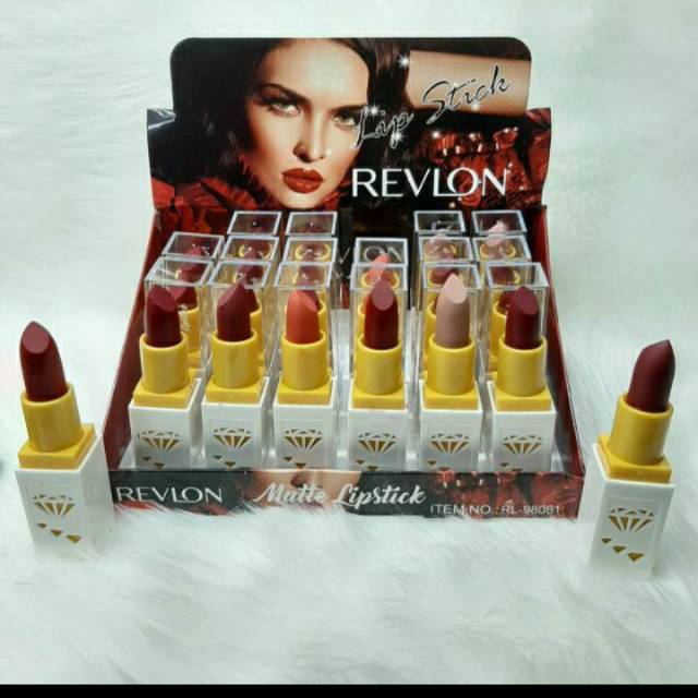 LIPSTICK REVLON MATTE /ISI 8 PCS  ( NO.98081)