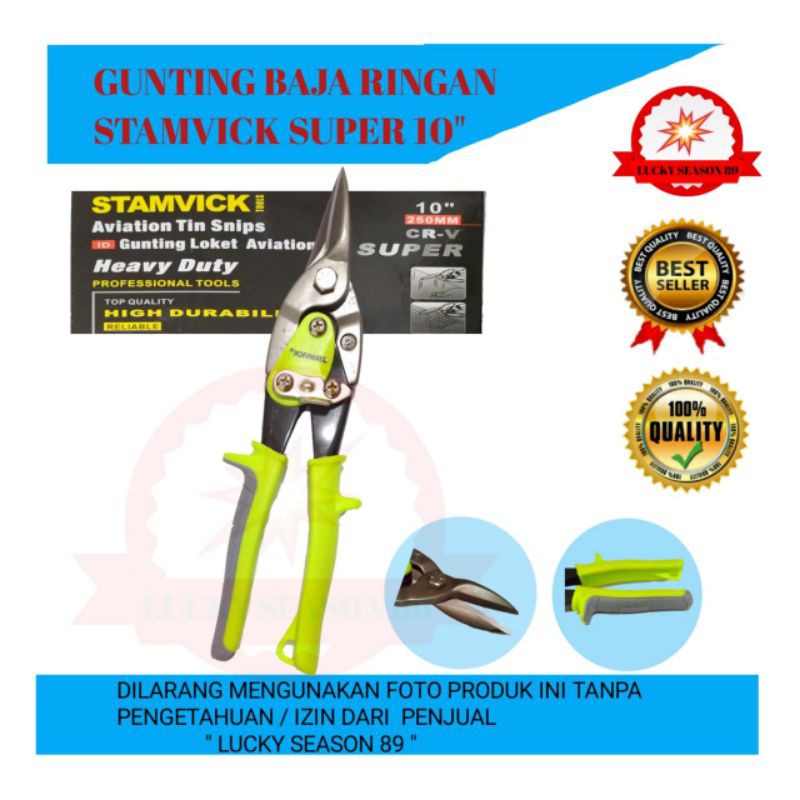 STAMVICK SUPER/GUNTING HOLO/GUNTING LOKET/GUNTING BAJA RINGAN BAGUS MURAH