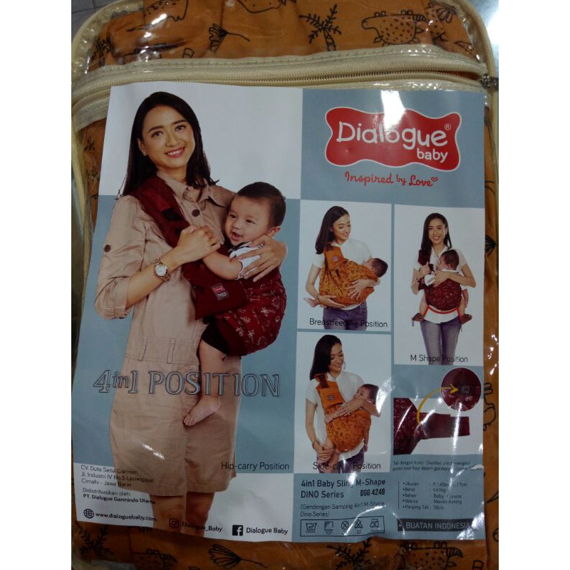 Dialogue Gendongan samping seri Dino DGG4248 / Planet DGG4251 / Zeon DGG4153 / Deerly DGG4323 / baby
