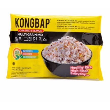 

kongbap chia seed & quinoa multi grain mix 150g (6x25g)