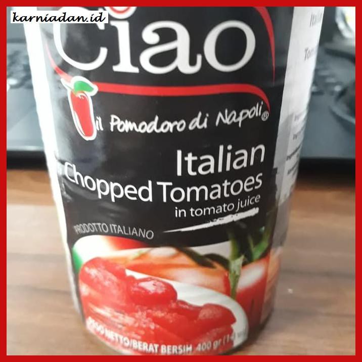 

gnidderdsaus- sauce chopped tomato ciao 400gr -asliiiiii.