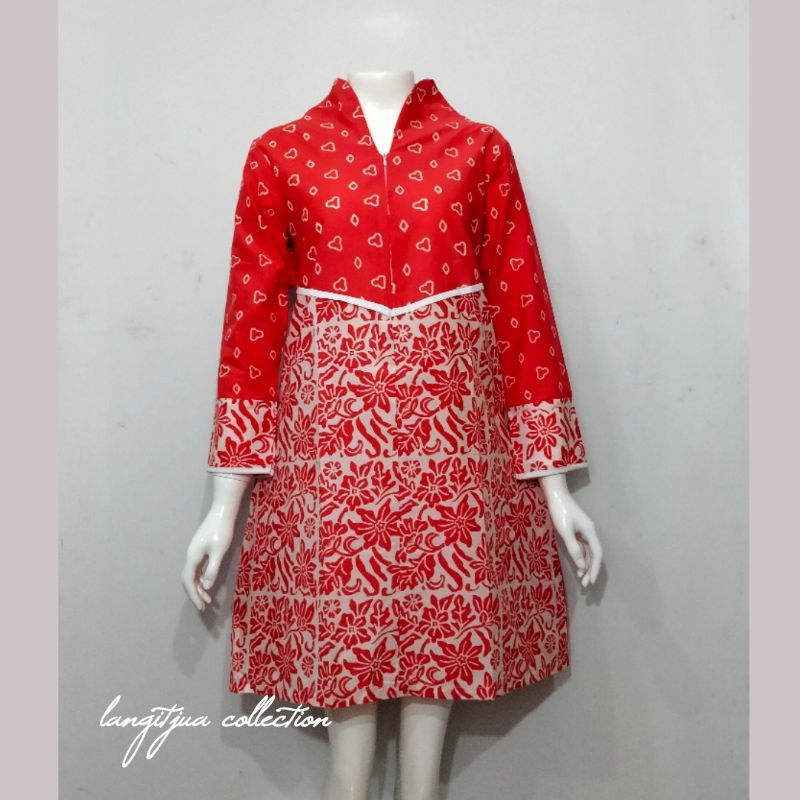 TUNIK NARESWARI | DRESS BATIK WANITA BUSUI