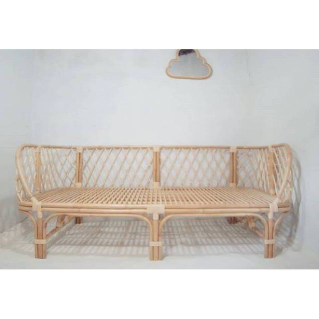 Jual RUTH SOFA BED / KURSI DIPAN / SOFA ROTAN | Shopee Indonesia