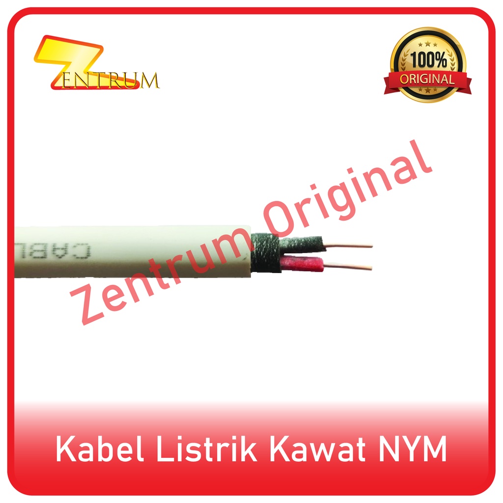 Kabel Listrik Kawat NYM 2 x 1.5 (30 Meter)