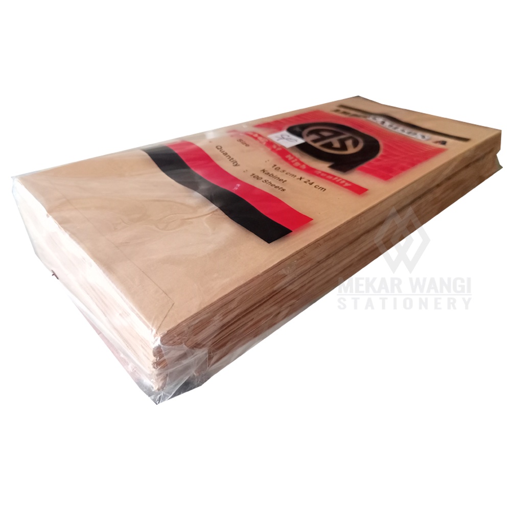 

Amplop Cokelat AS Samson A 10 x 24 cm Isi 100 Lembar