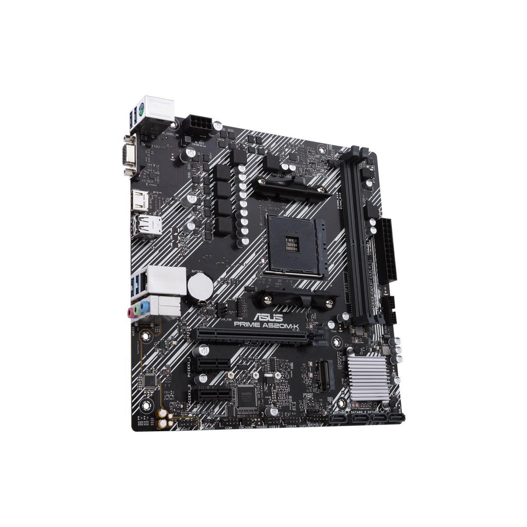 ASUS PRIME A520M-K MOTHERBOARD (DDR4, A520, AMD AM4)