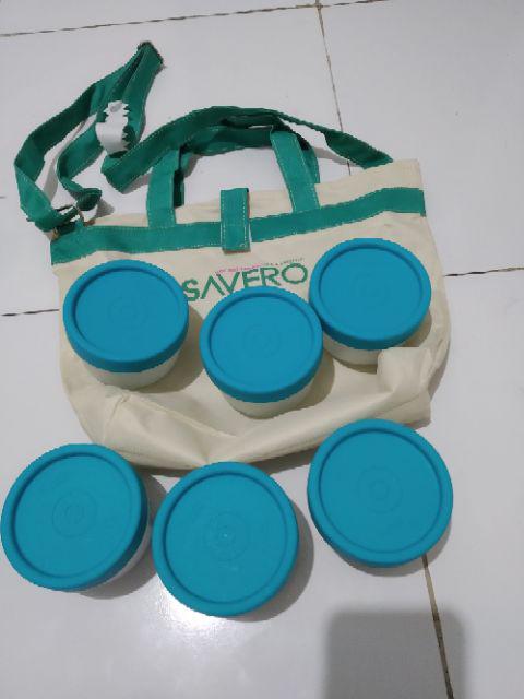 Aikenware/gift /wadah Mini/wadah Serbaguna/tutup Diputar/6pcs,promo Mini Round Translucent Tosca )