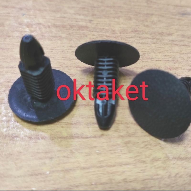 klip kancing gerigi 6,7 mm mobil universal