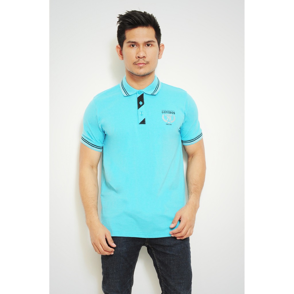 Govibos Casual Sport Polo Shirt - Torquise