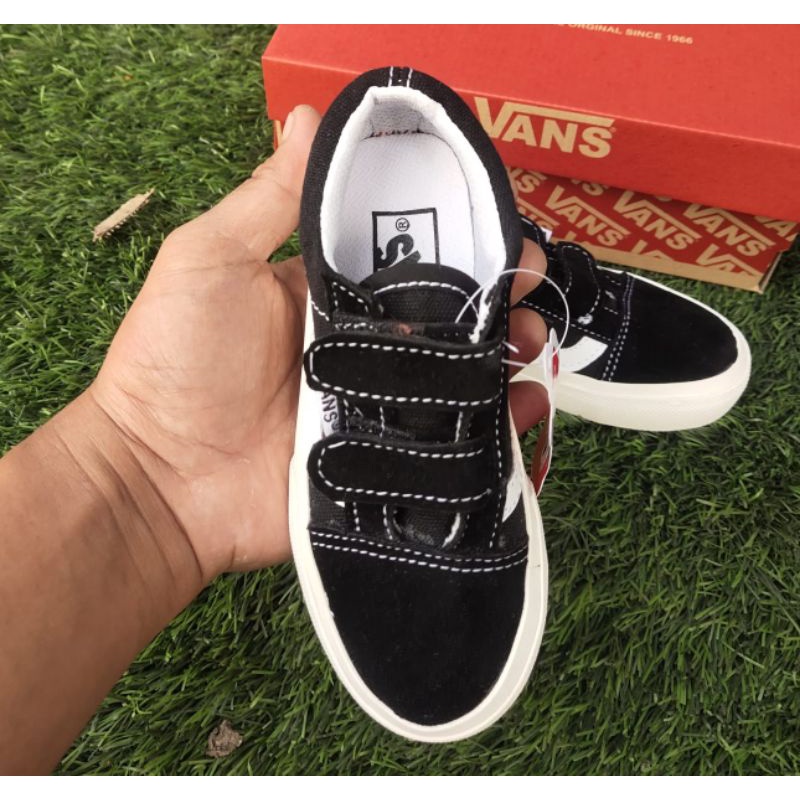 SEPATU ANAK VANS OLDSKOOL BLACK WHITE OG UKURAN 16 SAMPAI 35 PREMIUM IMPORT SEPATU ANAK LAKI LAKI SEPATU ANAK PEREMPUAN SEPATU SEKOLAH