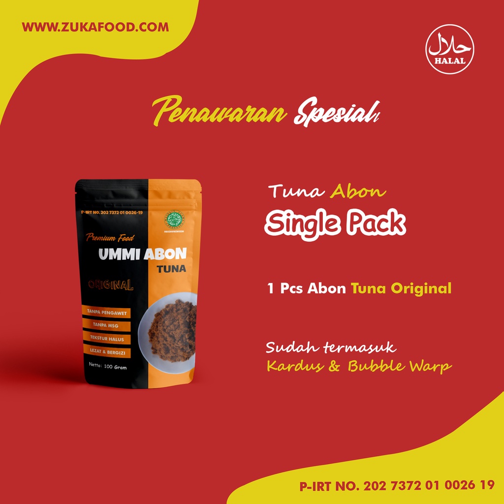 

Ummi Abon Tuna Single Pack Original