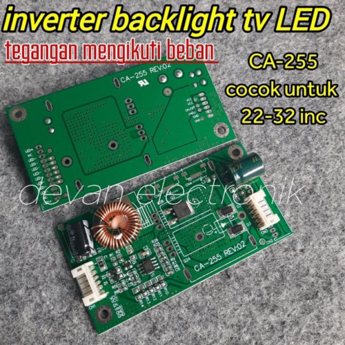 Unik INVERTER LED UNIVERSAL CA-255 UNIVERSAL LAMPU LED BACKLIGHT CA255 UNIVERSAL INVERTER DC STEPUP 