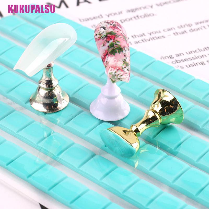 (Full) Lem Perekat Kuku Palsu Reusable Untuk Latihan Nail Art DIY