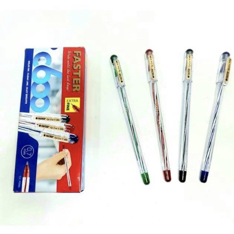 

BULPEN MEREK FASTER C-600 HITAM ( Isi 12 biji )