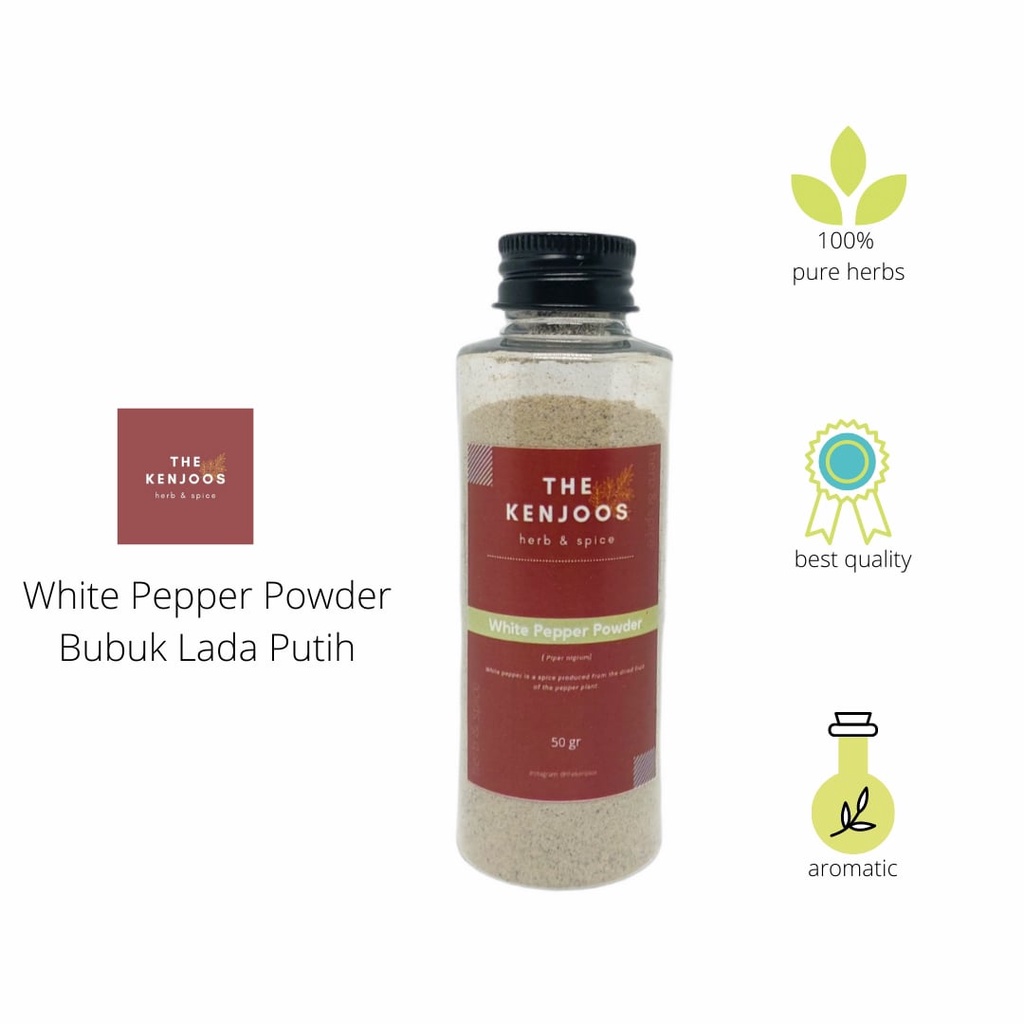 

White Pepper / Lada Putih The Kenjoos 50gr