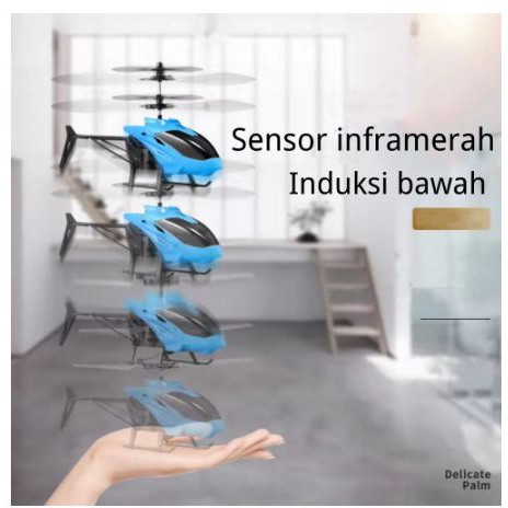 Helikopter Remote Control Helicopter Sensor Tangan RC Helikopter Remot Kontrol Terbang