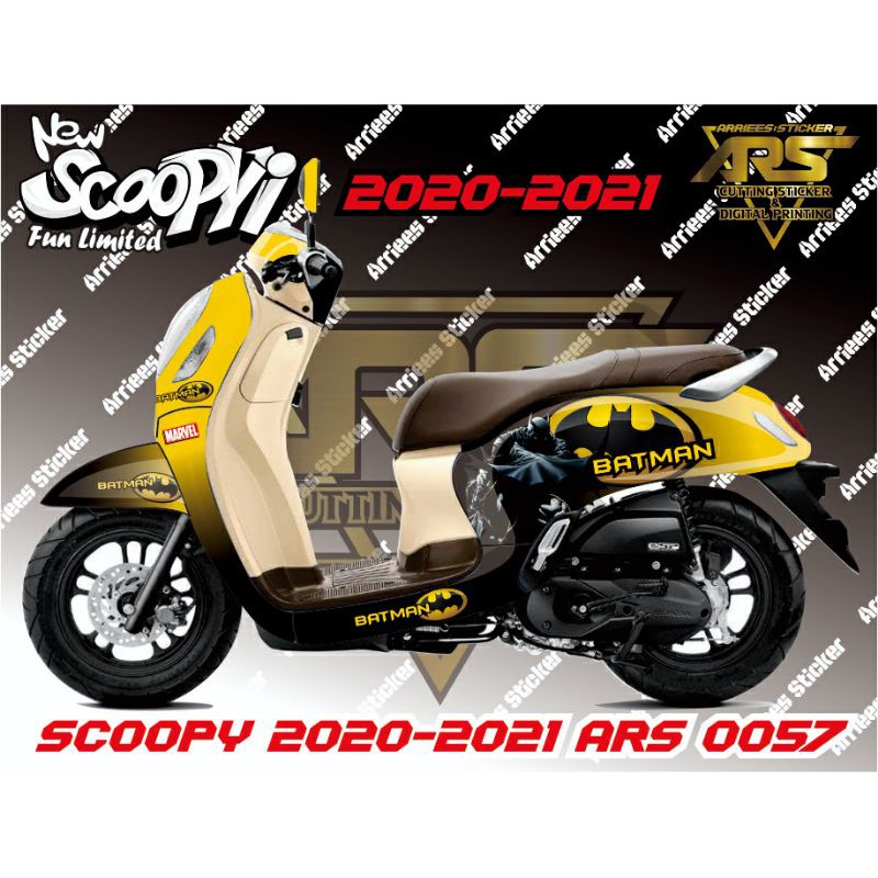 DECAL HONDA SCOOPY 2021 PRESTIGE - DECAL SCOOPY FULL BODY