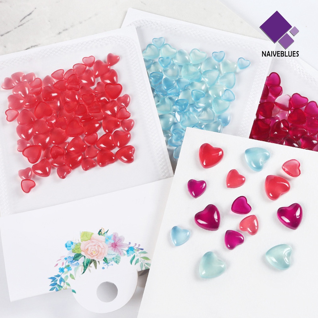 Naiveblue &gt; 1 Kantong Manik Resin Efek Visual Untuk Dekorasi Nail Art