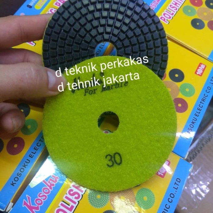 diamond pad kosoku #30 - pad poles marmer - pad poles granite