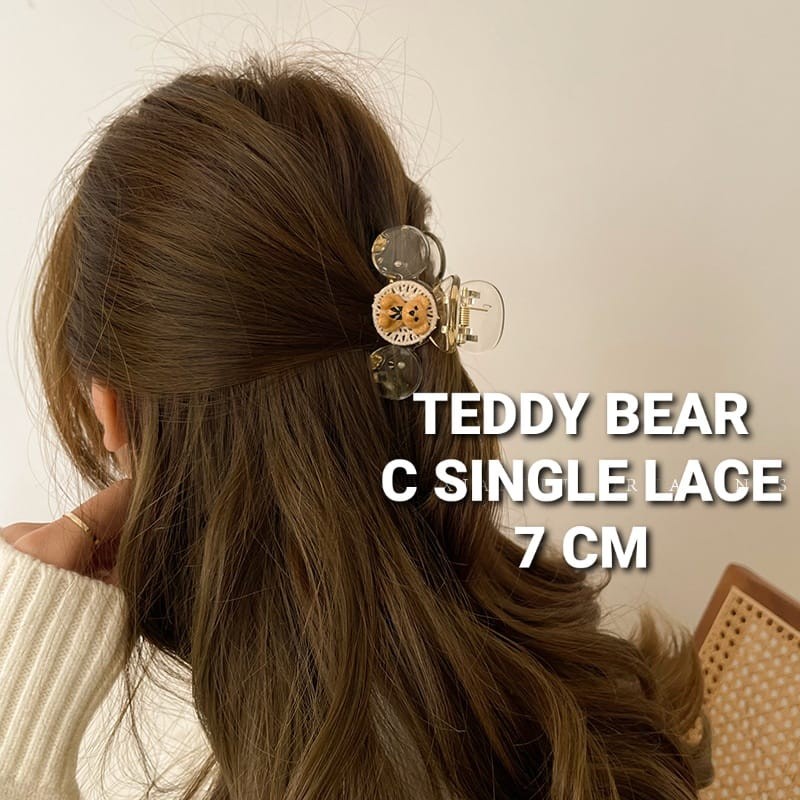 MILANBERRY JEPIT RAMBUT KOREA TEDDY BEAR JEDAI CEPOL AKSESORIS RAMBUT WANITA KOREA IMPORT