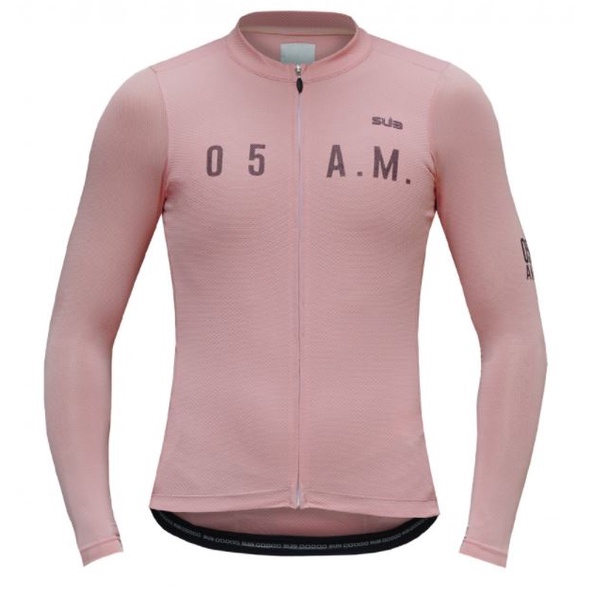 jersey sepeda lengan panjang roadbike sub jersey 05AM melrose pink merah muda original baru