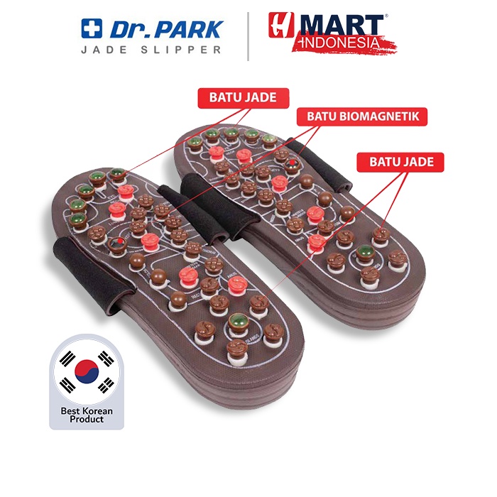 Dr. PARK Jade Slipper - Sandal Kesehatan Terapi Korea