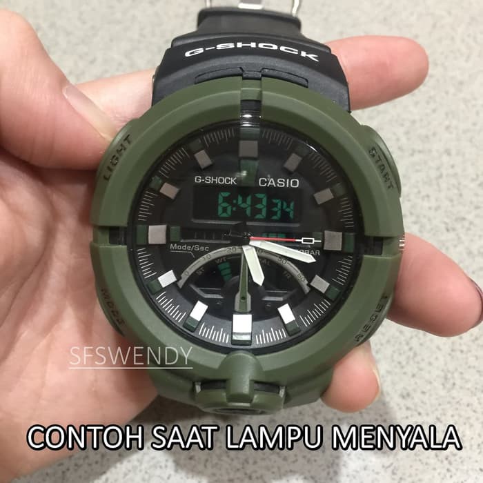 TERMURAH G Shock GA 500 Frogman Hijau Green Army Jam tangan digital anti air Limited