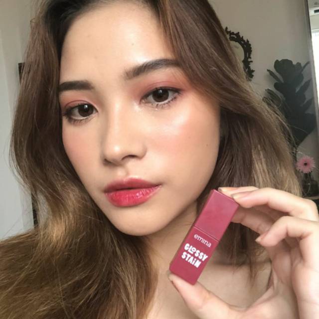 EMINA Glossy Stain 3g | Lip tint gel finishing glossy (KIM)