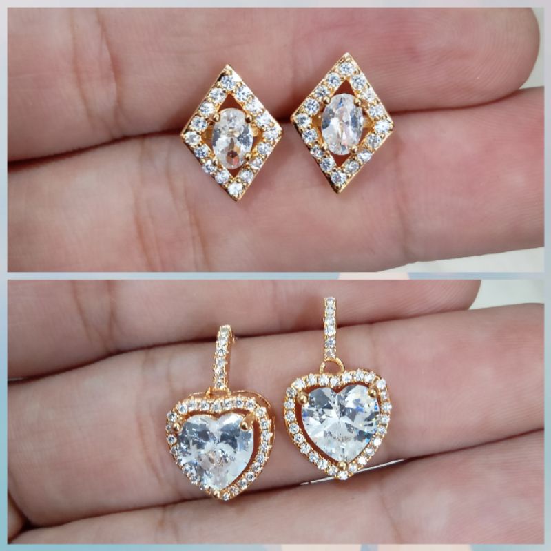 anting tusuk wanita xuping full mata