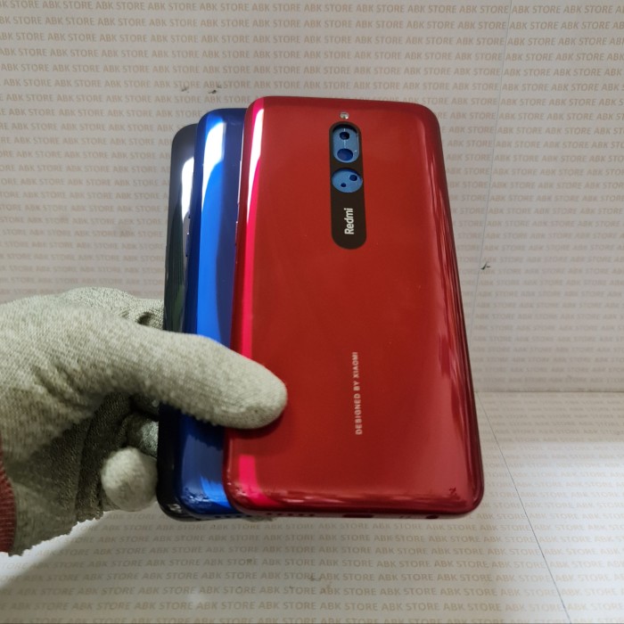 Backdoor Backcover Tutup Belakang Housing Xiaomi Redmi 8 Original - Biru