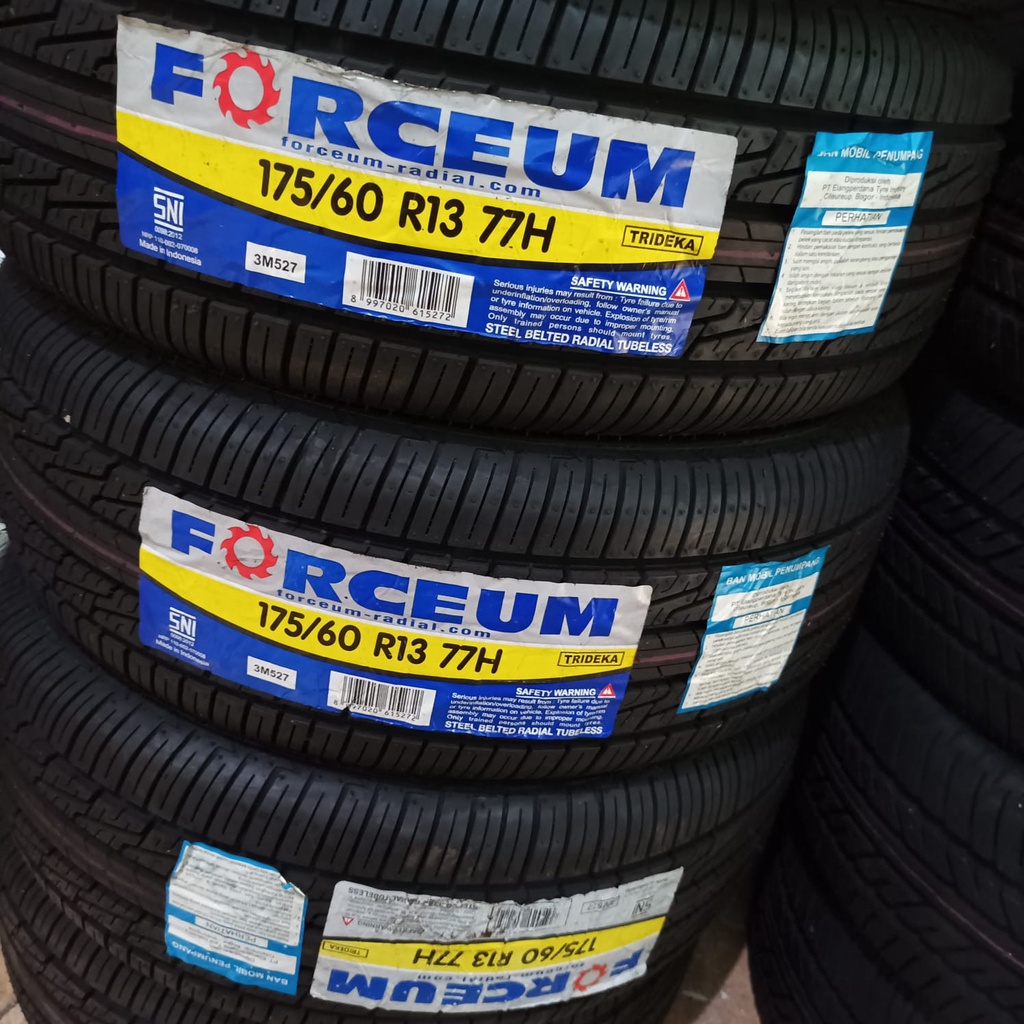 Ban Mobil Tubles 175/60 R13 FORCEUM TRIDEKA 175 60 Ring 13 Tubeless