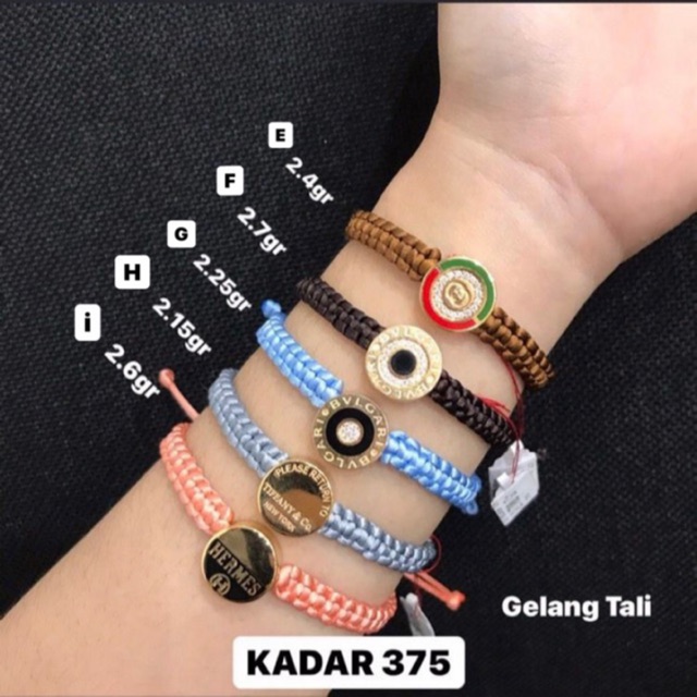 Gelang Emas Asli Gelang Emas Kadar 375 Toko Emas 