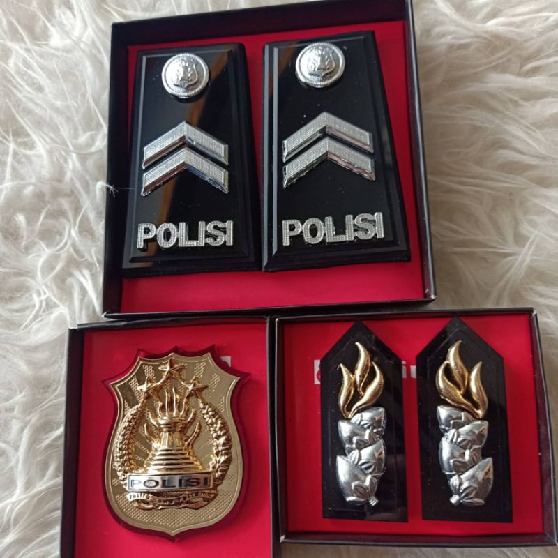 set pangkat full kilap kewenangan timbul/ pangkat set pdh/pangkat polri/pangkat pdh