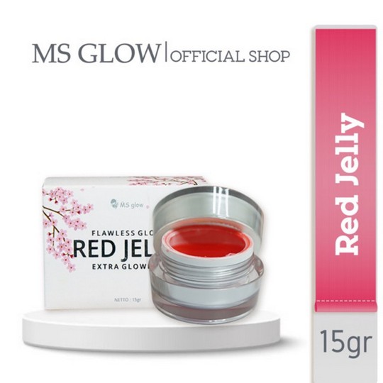 ⭐BAGUS⭐ MS GLOW RED JELLY EXTRA GLOWING