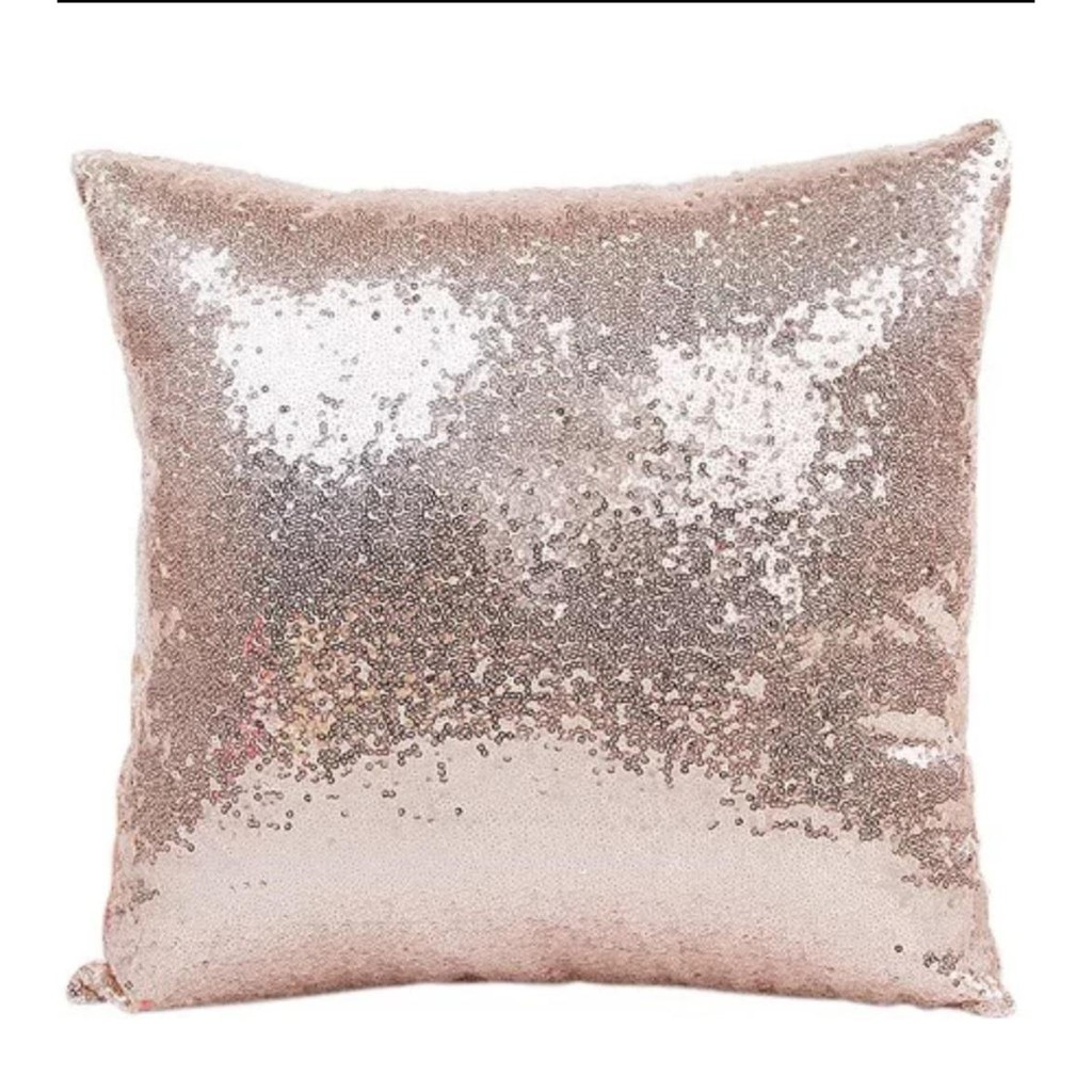 Sarung Kursi Sofa BANTAL CUSHION TYPE BLINK PAYET UK 40X40 Rose Gold cover sofa bed waterproof elast