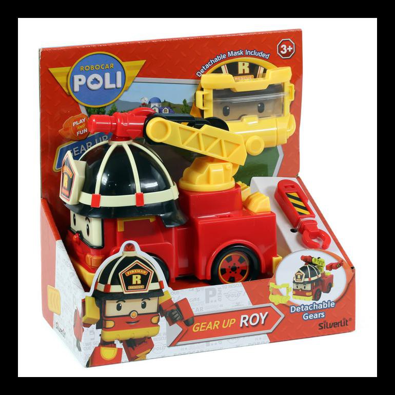 New Robocar Poli Gear Up Roy 83394 Mainan Anak Original Action Figure Murah Terlengkap Al3