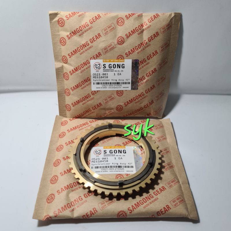 RING SYNCHRONIS ASSY PS110 ME 610458 ORI SAMGONG made in KOREA