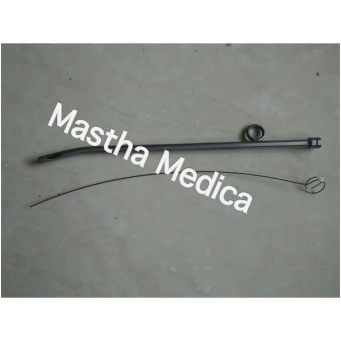 Metal Kateter Besi stainless steel Catheter Urine 12 FR Renz