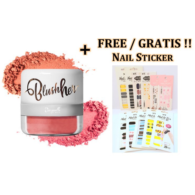 Jacquelle Blusher BlushOn 7gr x Gelangelicca Jharna | FREE GIFT