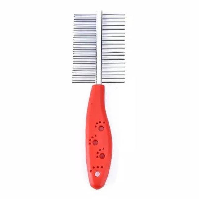 Pet Grooming &quot;STAINLESS 2 SISI&quot; Sisir Stainless Hewan