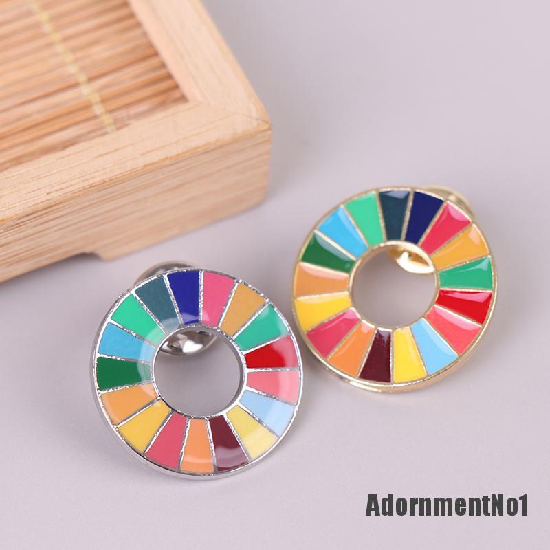 (Adornmentno1) 17 Warna / Set Bros Pin Desain Gawang Amerika