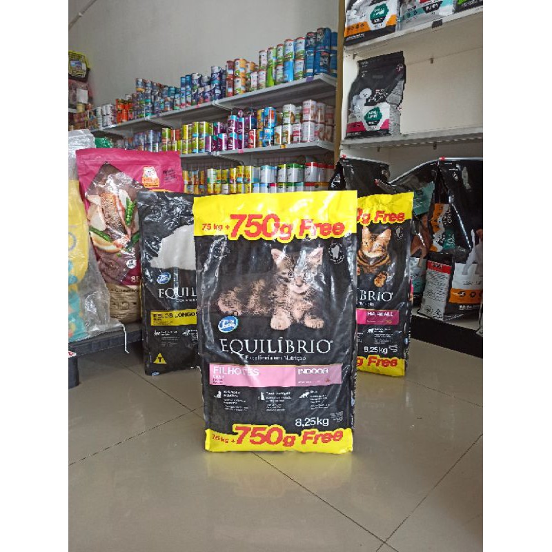 Cat Food Equilibrio kitten 7,5 kg filhotes indoor GOJEK makanan Kucing Equilibrio