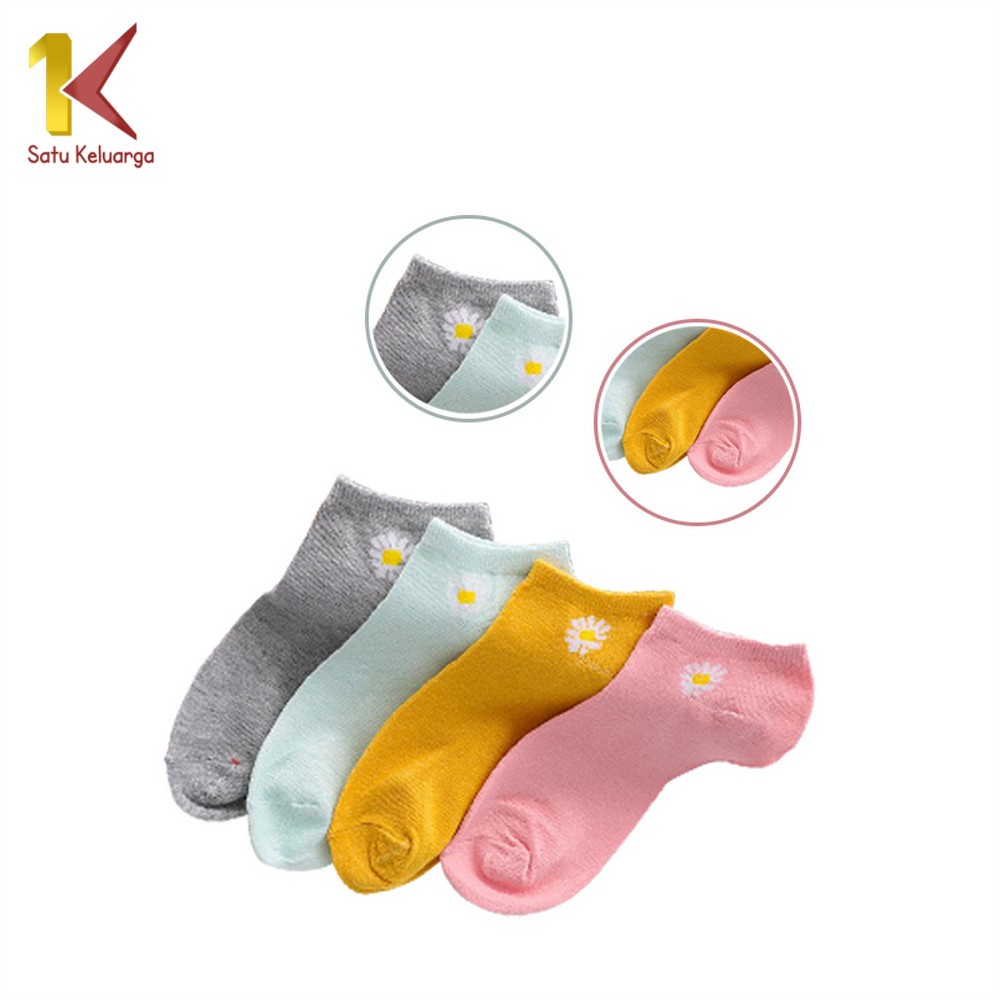 Satu Keluarga Kaos Kaki Semata Kaki Polos P55-P58 Kaos Kaki Pendek Dewasa / Kaos Kaki Ankle Wanita Motif-3