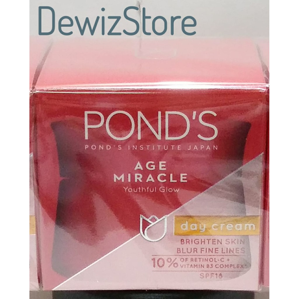 POND'S AGE MIRACLE YOUTHFUL GLOW DAY CREAM - 10GR (KECIL)