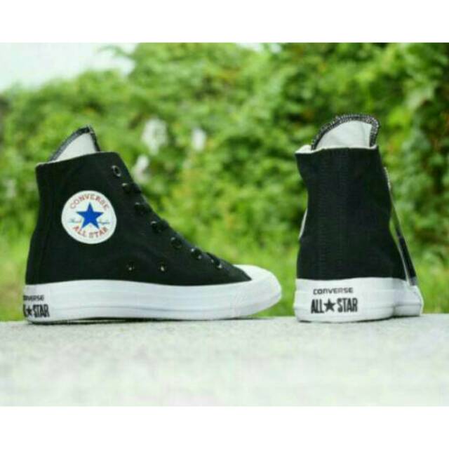 Sepatu converse all star chuck taylor 2 high, black