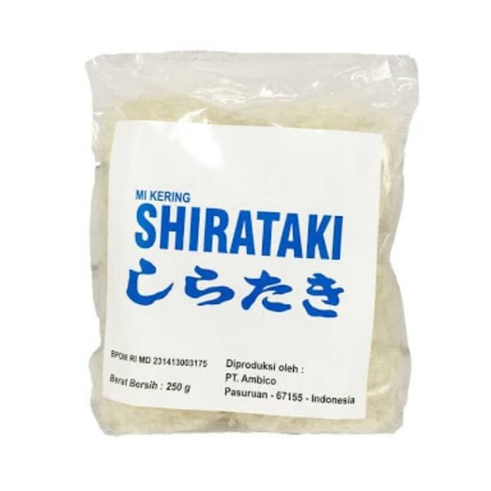 

Mie Kering Shirataki 250gram / Dry Diet Keto DEBM / Diet Karbohidrat