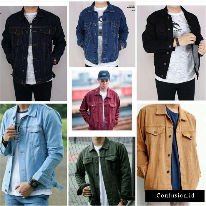 JAKET JEANS | JEANS PRIA | JAKET DENIM | JAKET DENIM PRIA | JEANS COWO | JAKET LEVI